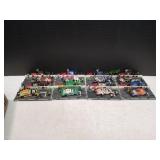 (8)Mattel Hot Wheels NASCAR Race Cars w/Pit Crews