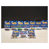 (10) Mattel Hot Wheels Diecast Cars