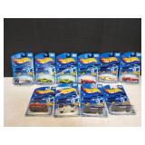 (10) Mattel Hot Wheels 2001 First Editions Series
