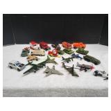 Vtg Diecast Trucks, Planes & Military Vehicles