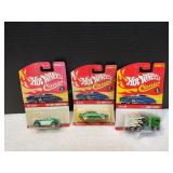 (3) Mattel Hot Wheel Classics, Series 2 & 3