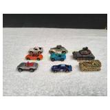 (6)Micro Machines Cars & (2)Micro Machine Tanks