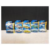 (5) Mattel Hot Wheels Diecast Cars