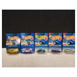 (5) Mattel Hot Wheels Diecast Cars
