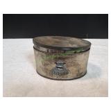 Vtg Fossil Volkswagen Desk Clock, Blue in Tin