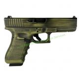 Glock G17 Gen3 9mm Pistol, Bazooka Green