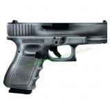 Glock G19 Gen3 9mm Pistol, Crushed Silver