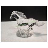 6" Waterford Crystal Running Horse Sculpture