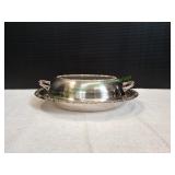 Crescent 6317 Covered Oval Serving Tray w/ Lid