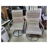 Hampton Bay Swivel Padded Sling Chairs