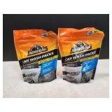 (2) ArmorAll Car Wash Packs, 18pks