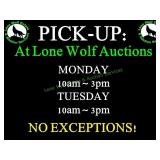 PICKUP DATES - PLEASE FOLLOW