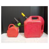 (1) 1-Gallon & (1) 5-Gallon Gas Cans