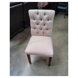 White Upholstered Side Chair