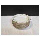 (12) 8.5" Herend Rothschild Garden Salad Plates