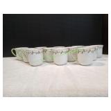 (12) Herend Rothschild Garden Mugs