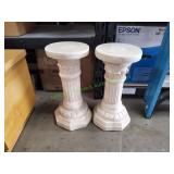 (2) 20" Pedestals