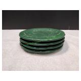 (4) Longaberger Falling Leaves 7" Plates