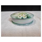 Limoges Ceramic Powder Jar