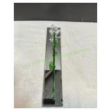 Glass Rose on Mirror