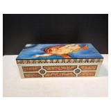 17.5x7.5x5.25 Wood Box w/ Hinged Lid