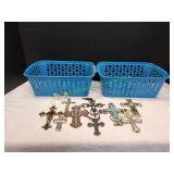 (9) Small Crosses