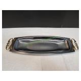 Vtg 18x6 Kromex Silver Plated Serving Tray