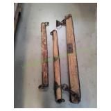 Vtg Double Tree Metal Yoke