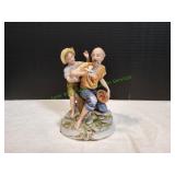 Vtg 10" Man & Boy Figure