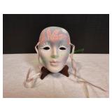 Porcelain Mask on Stand