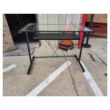 Metal & Glass Desk