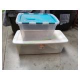 (2) Storage Totes w/ Lids