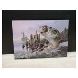 13x9 Al Agnew Bass Metal Art