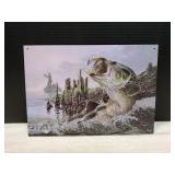 13x9 Al Agnew Bass Metal Art