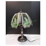 Vtg 23" Wolf Touch Lamp