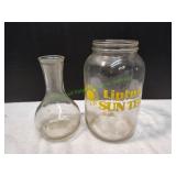 Lipton Sun Pitcher (No Lid) w/ Vase