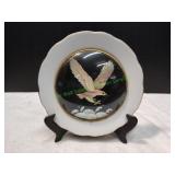 Vtg Decorative Plate on Stand