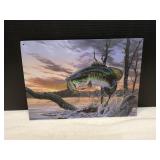 13x9 Al Agnew Largemouth Bass Metal Art