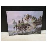 13x9 Al Agnew Bass Metal Art
