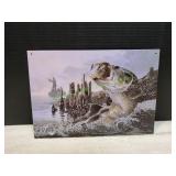 13x9 Al Agnew Bass Metal Art
