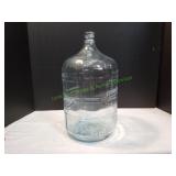 Vtg 19" Crisa 5-Gallon Clear Glass Bottle