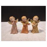(3) Vtg 1960s 6" Homco Angels