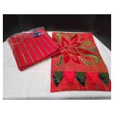 76" Table Runner & (12) Dinner Napkins