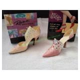 (2) Just the Right Shoes by Raine w/ COAs
