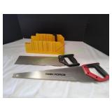 (2) Saws w/ Miter Box