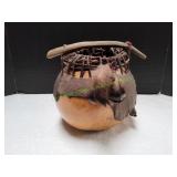 Handmade Gourd Basket, by Sharon Blades