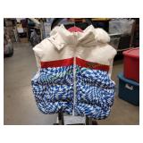 PLT Ski Hooded Ski Vest, Sz 12