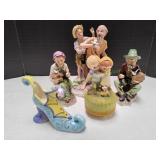 (5) Vtg Figurines