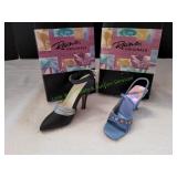 (2) Just the Right Shoes by Raine w/ COAs