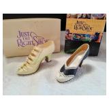 (2) Just the Right Shoes by Raine w/ COAs